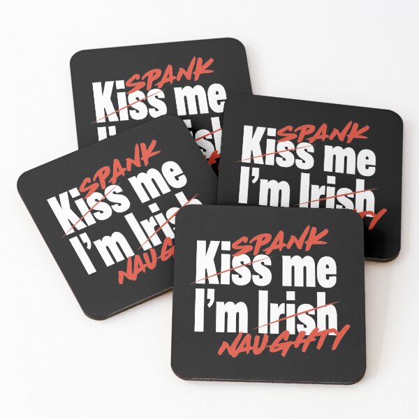 Item preview, Spank Me I'm Naughty - St. Patricks Day Parody designed and sold by RoguePixel.