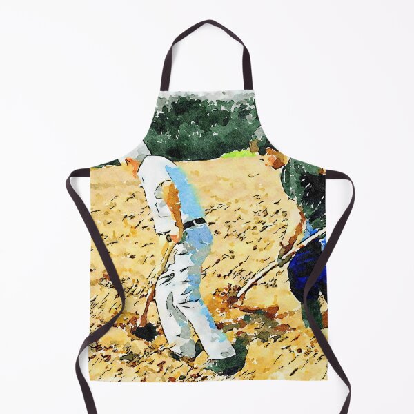 Item preview, Hortus Conclusus: two peasants at work in the plowed field designed and sold by Giuseppe Cocco.