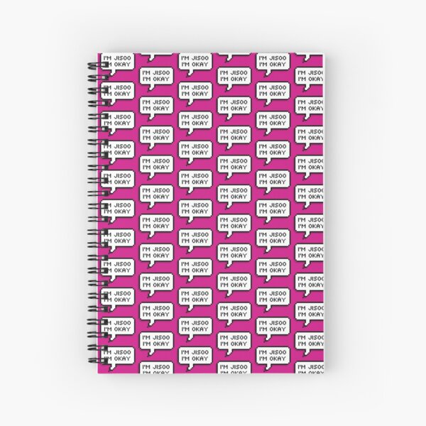 I'm Jisoo; I'm okay Spiral Notebook