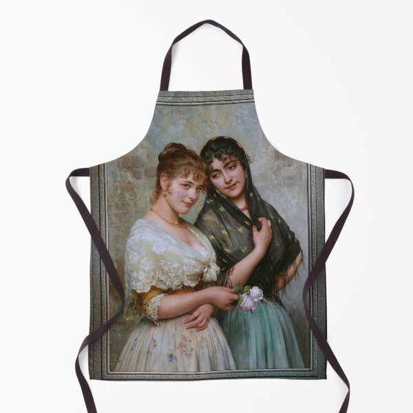 Item preview, Two Venetian Women by Eugene de Blaas Classical Art Old Masters Reproduction designed and sold by Xzendor7 Digital Art Creations.