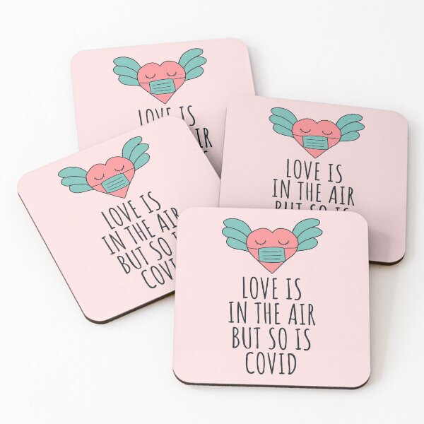 Item preview, Love is in the air but so is covid gift for valentine in quarantine designed and sold by JokeGysen.