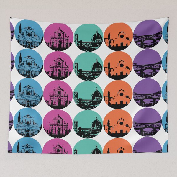 Item preview, Florence buildings designed and sold by NickiPost.