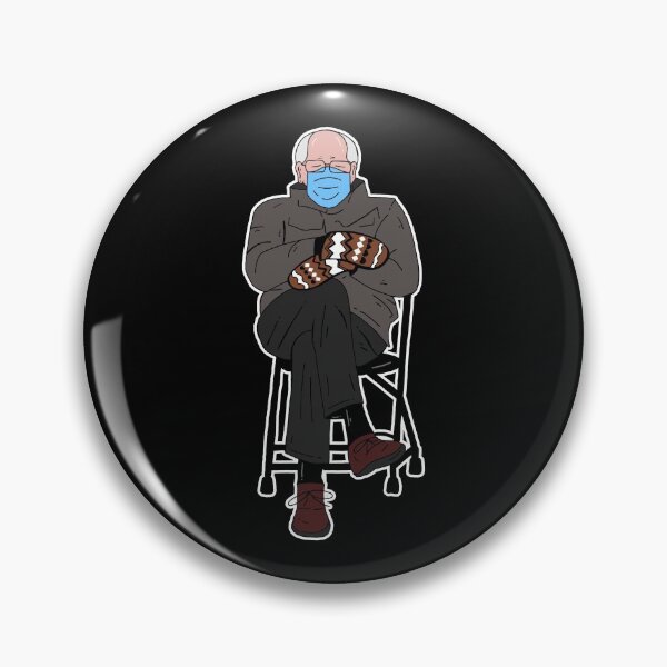 Item preview, BERNIE SANDERS WITH MITTENS MEME designed and sold by lettersbysid.