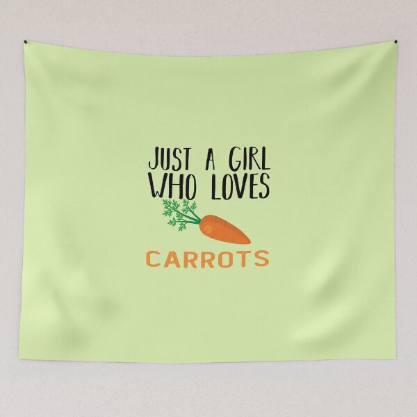 Item preview, Just A Girl Who Loves Carrots / Carrots Girls / Funny Gift Ideas For Carrots Lover designed and sold by biigshow.