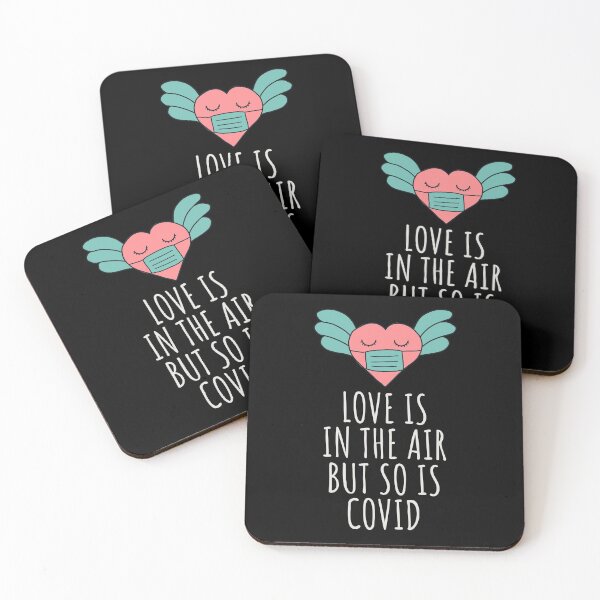 Item preview, Love is in the air but so is covid gift for valentine in quarantine designed and sold by JokeGysen.
