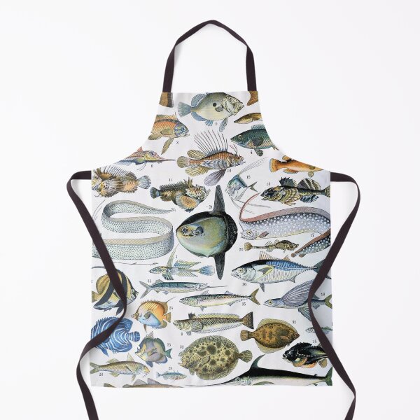 Item preview,  Varieties of Fish chart poster art - Adolphe Millot  designed and sold by Vintage Designs +.