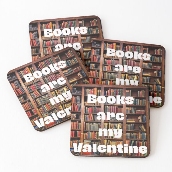 Item preview, Books Are My Valentine  designed and sold by MandalaAndMore.