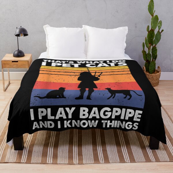 Item preview, I Pet Cats I Play Bagpipe  I Know Things Women Bagpipe  designed and sold by koenhfu06.