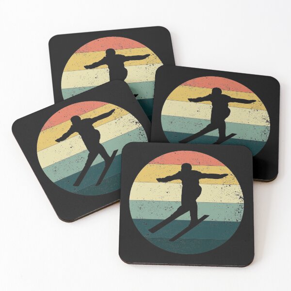 Item preview, Skiing - Retro Style designed and sold by meedTee.
