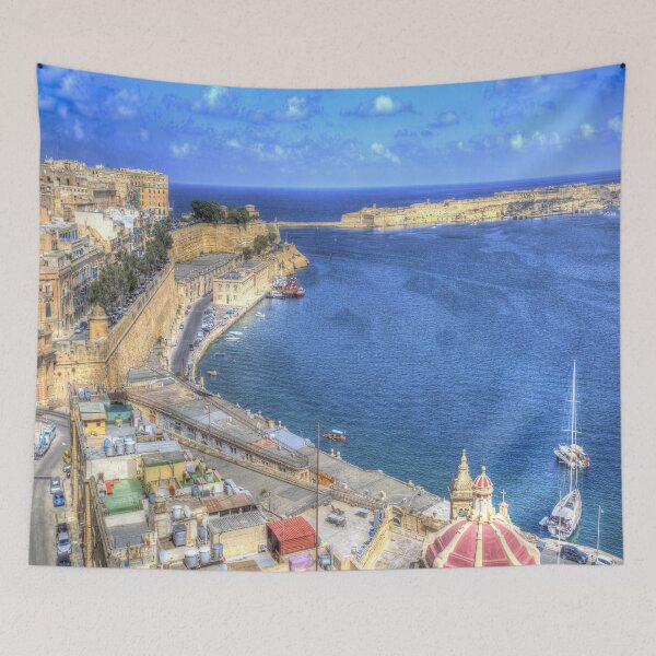 Item preview, Malta Valletta Harbour  designed and sold by Londonimages.