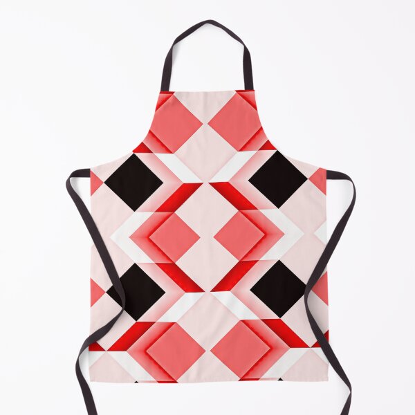 Item preview, Op art, diamonds, cuboids and cubes, reds designed and sold by aapshop.