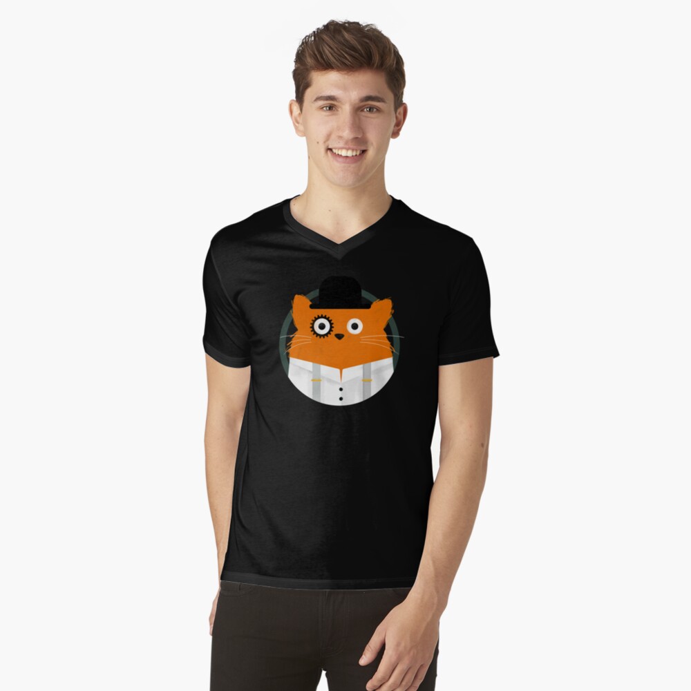 Item preview, V-Neck T-Shirt designed and sold by Doozal.