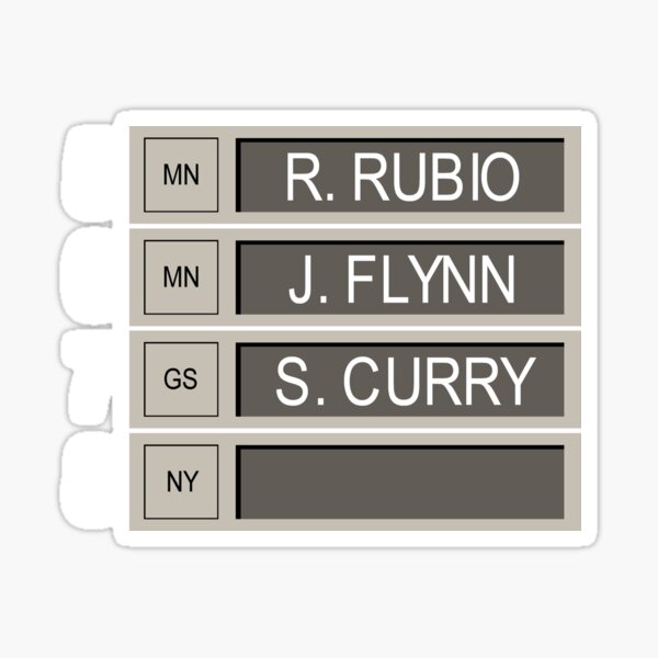 Mistakes - S. Curry Sticker