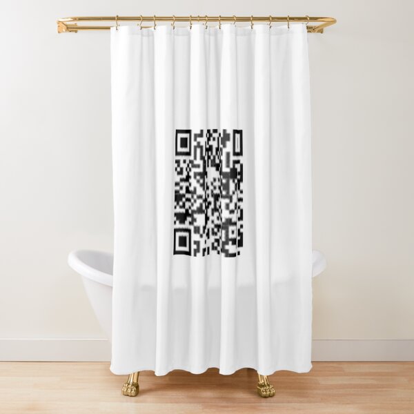 QR code: Donate Shower Curtain