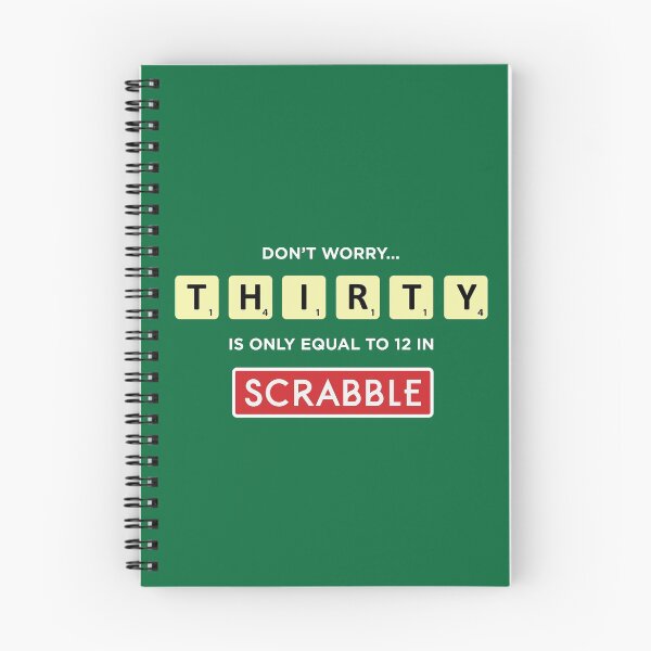 Item preview, THIRTY is only 12 in Scrabble designed and sold by Kayenaat Khan.