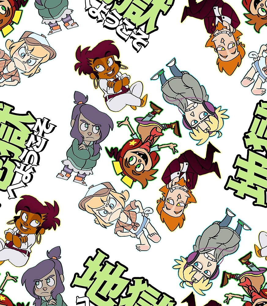 地獄へようこそ Sticker Design Pattern By Erica Wester Redbubble