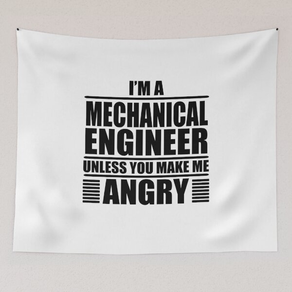 Item preview, I Am A Mechanical Engineer Unless You Make Me Angry  designed and sold by Adel Qasem.