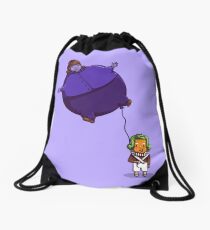 Too Much Bubblegum Drawstring Bag