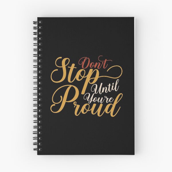 Item preview, Don't stop until you're proud designed and sold by karim Najjar.