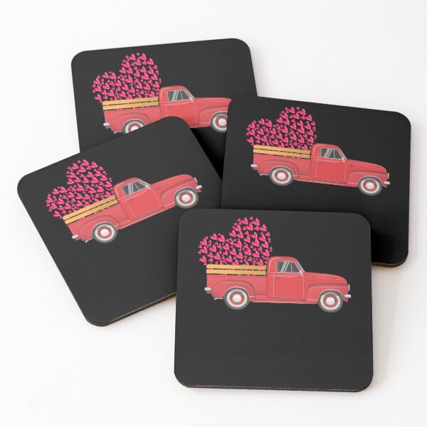 Item preview, Red truck heart Valentine's -  heart of hearts Valentine's day gift for her or him designed and sold by oussama dif.