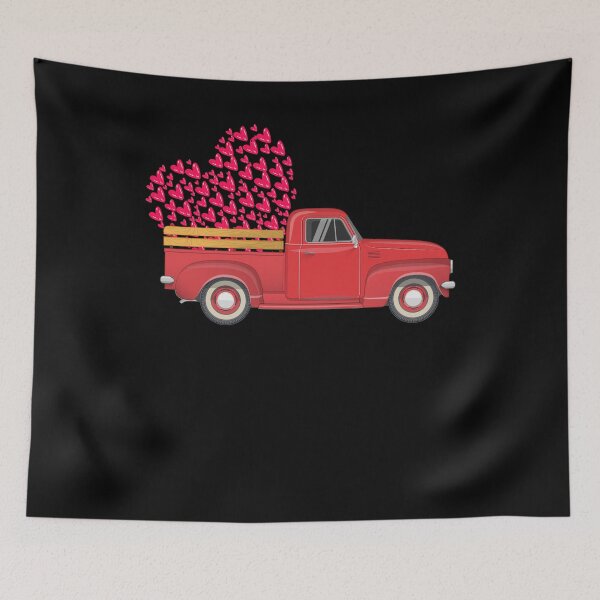 Item preview, Red truck heart Valentine's -  heart of hearts Valentine's day gift for her or him designed and sold by oussama dif.