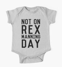 Body de manga corta Rex Manning Day_Black