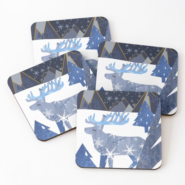 Item preview, Christmas geometric reindeer designed and sold by catherinestone.