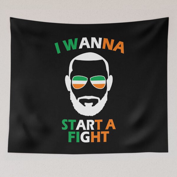Item preview, I Wanna Start A Fight Irish Pride Boxing MMA Fighting Gift designed and sold by Mfk Clothes.