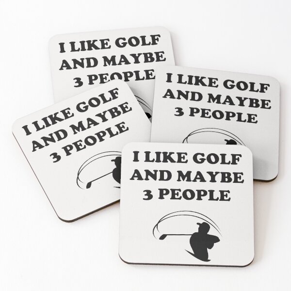 Item preview, I Like Golf And Maybe 3 People - Funny Golfing designed and sold by GasparArts.