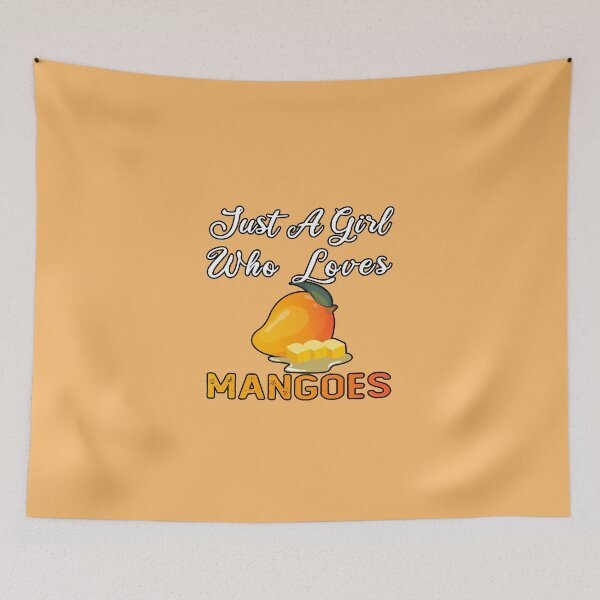 Item preview, Just A Girl Who Loves Mangoes / Mangoes Girls / Funny Gift Ideas For Mangoes Lover designed and sold by biigshow.