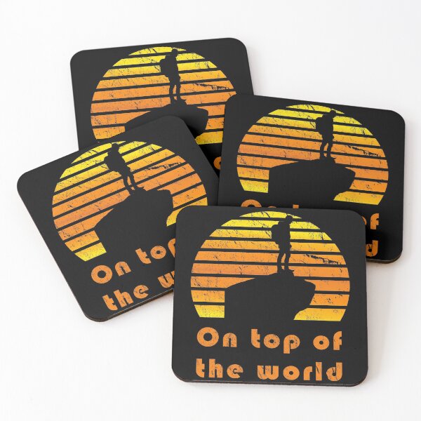 Item preview, On Top of the World - Hiking Sunset designed and sold by TKsTees.