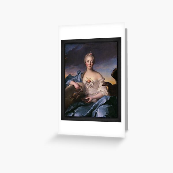 Madame Le Fèvre de Caumartin as Hebe By Jean-Marc Nattier Greeting Card