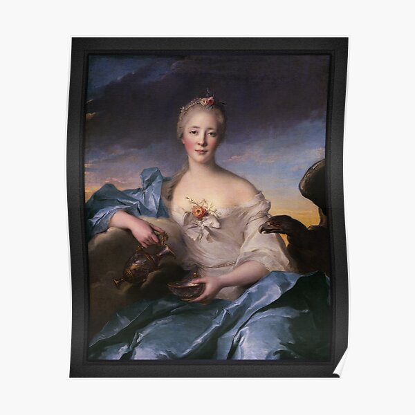Madame Le Fèvre de Caumartin as Hebe By Jean-Marc Nattier Poster