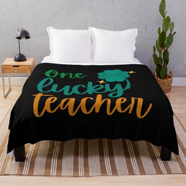 Item preview, One Lucky Teacher, Funny St. Patrick's Day Gift For Teachers, Great Gift For Friends & Family. designed and sold by PrettyAmazing.