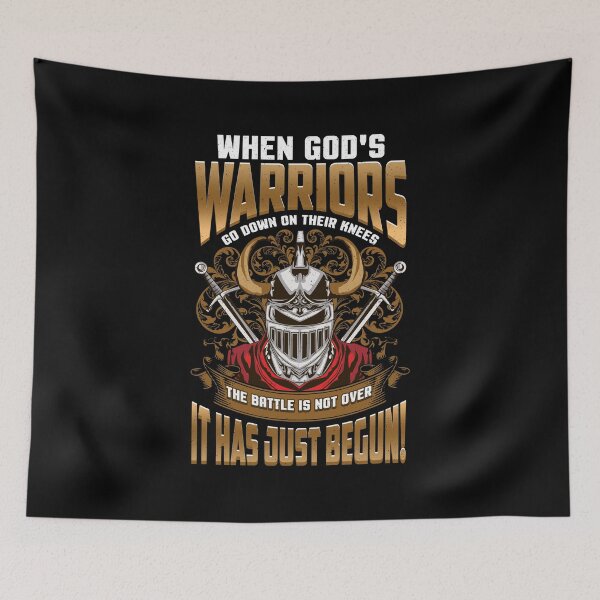 Item preview, When God's Warriors Go Down The Battle Has Begun! designed and sold by perfectpresents.