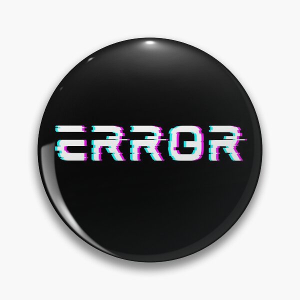 Item preview, Glitchy "Error" designed and sold by PureGeometry.
