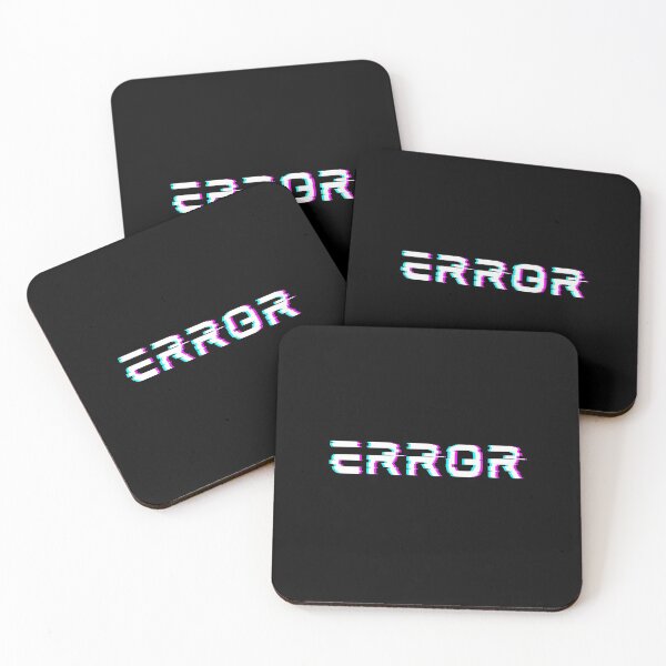 Item preview, Glitchy "Error" designed and sold by PureGeometry.