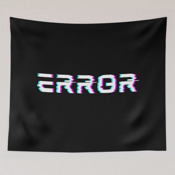 Item preview, Glitchy "Error" designed and sold by PureGeometry.