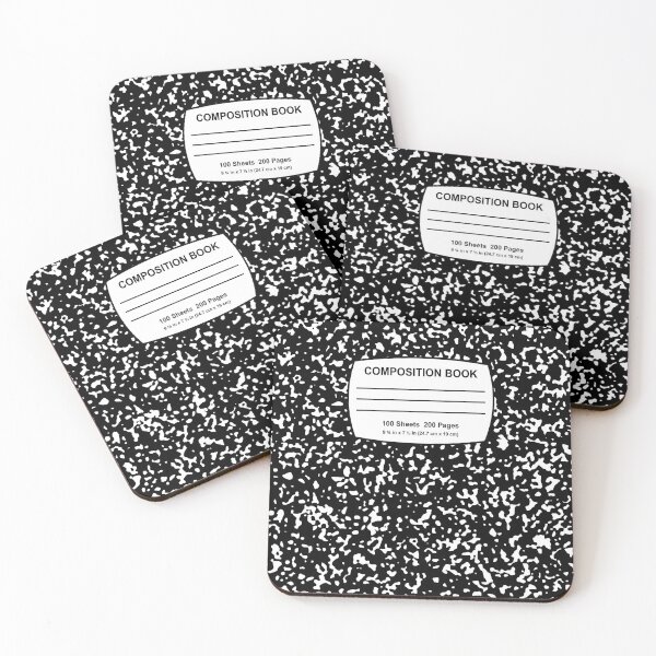 Item preview, Composition Notebook Pattern with Composition Book Label designed and sold by JamSafariArt.