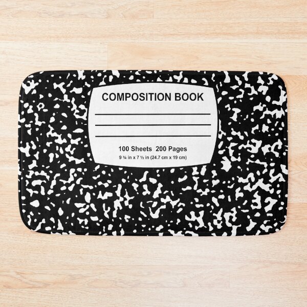 Item preview, Composition Notebook Pattern with Composition Book Label designed and sold by JamSafariArt.