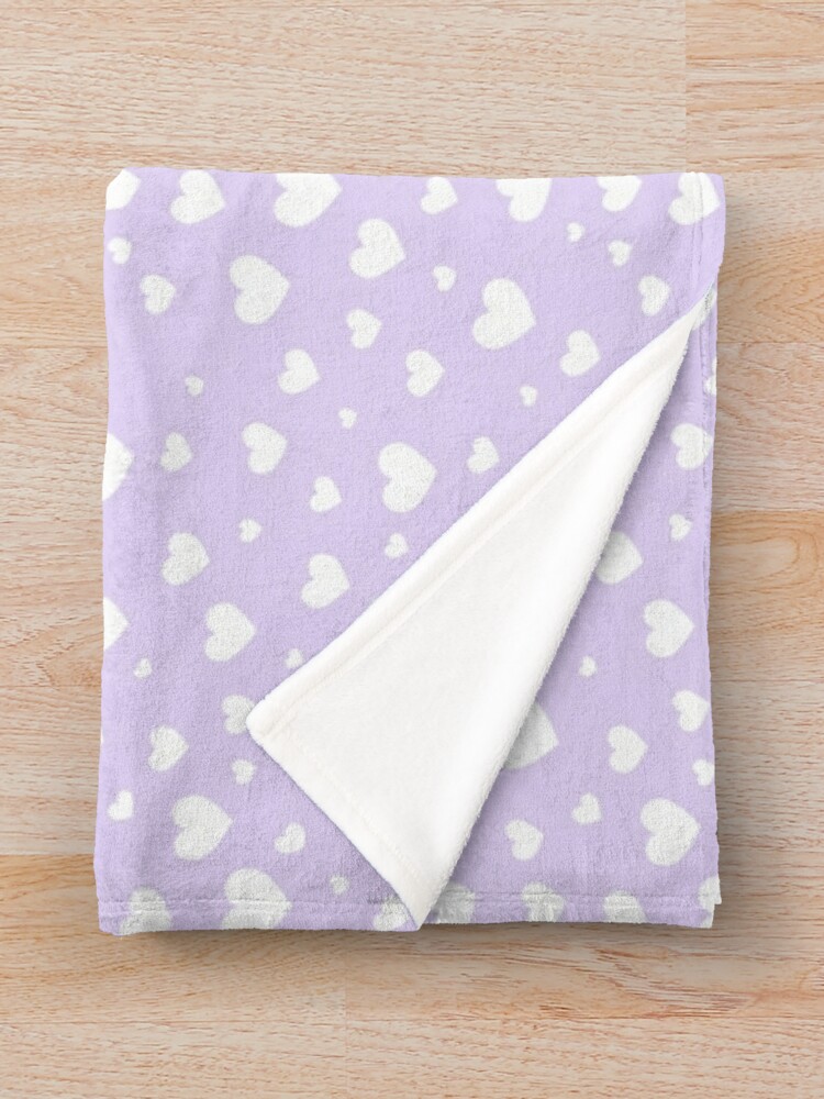 Pastel cheap purple blanket