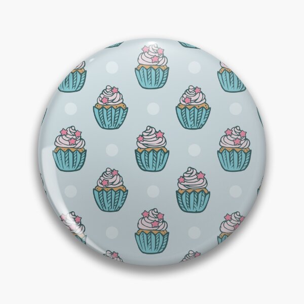Item preview, Cupcakes on blue designed and sold by Elena Pasechnik.