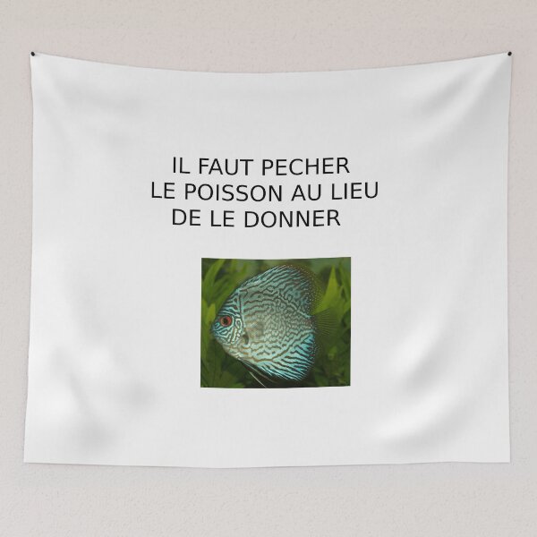 Aperçu de l'œuvre Il faut le pecher le poisson au lieu de le donner créée et vendue par Axel20.
