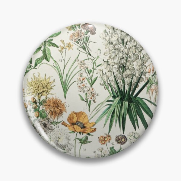 Item preview,  Varieties of fleurs-pour tous chart poster art - Adolphe Millot  designed and sold by Vintage Designs +.