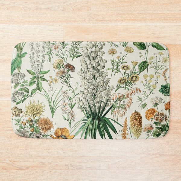 Item preview,  Varieties of fleurs-pour tous chart poster art - Adolphe Millot  designed and sold by Vintage Designs +.