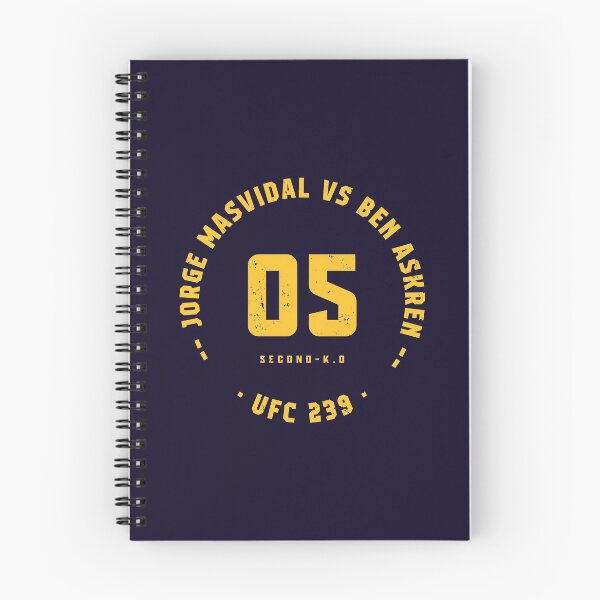 Item preview, UFC 239 - Jorge Masvidal vs Ben Askren - 5 Second KO - Typography designed and sold by Getting  Smashed Co.