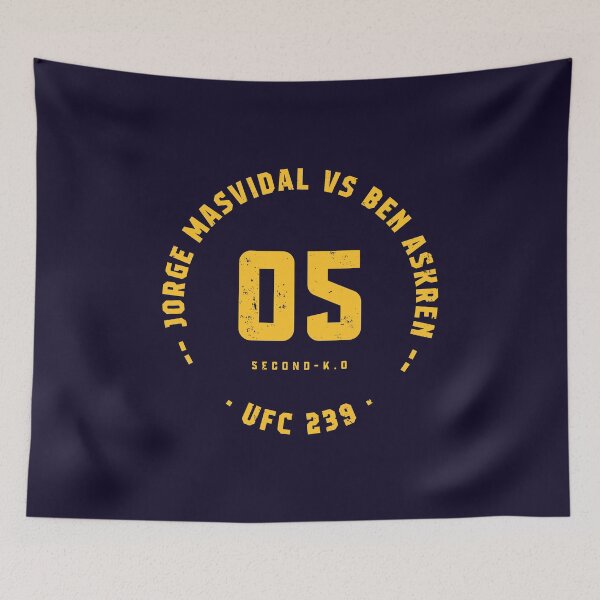 Item preview, UFC 239 - Jorge Masvidal vs Ben Askren - 5 Second KO - Typography designed and sold by Getting  Smashed Co.