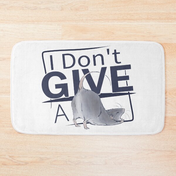 Item preview, I Don't Give a Rat's Ass designed and sold by Space-Ratsuki.