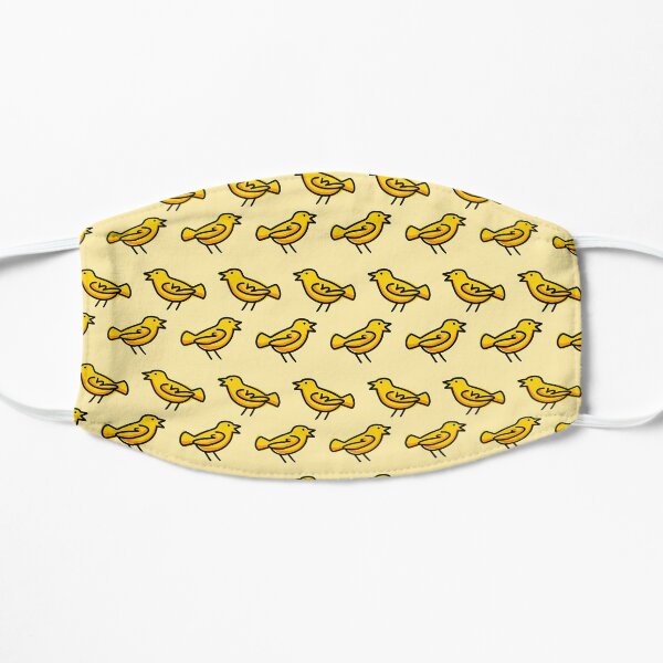 Pajaritos Mascarilla plana