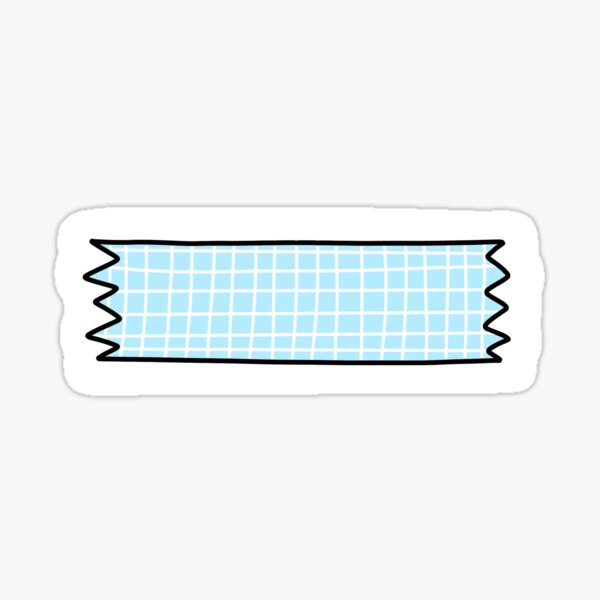 Summer Colored Washi Tape Stickers Sticker for Sale by B-Micky